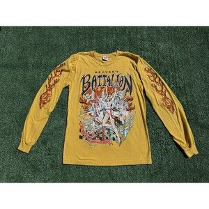 Rare Omori OMOCAT Heaven’s Battalion Cloud No.9 Yellow Long Sleeve Shirt Medium